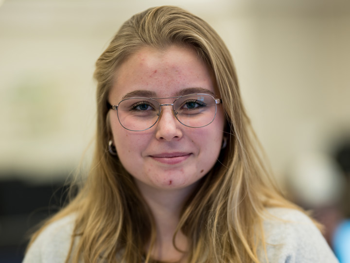 Ella Henriksson, gymnasieingenjör med inriktning järnväg