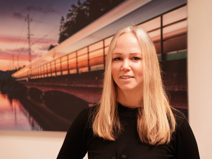 Anette Liljenström, lokförare