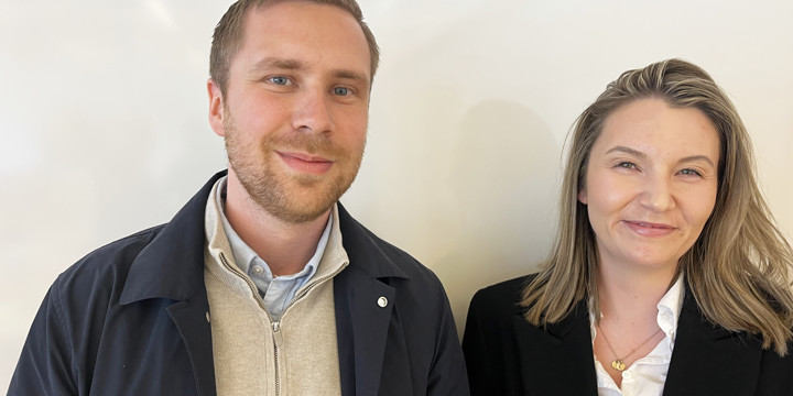 Oskar Norberg och Emma Grundin.